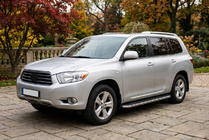 Toyota Highlander 2008–2013 Bočné prahy Maydos V1 (2 ks, hliník ↗ nehrdzavejúca oceľ) fotografia 1