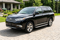 Toyota Highlander 2008–2013 Bočné nášľapy Fullmond (2 ks, hliník) fotografia 1