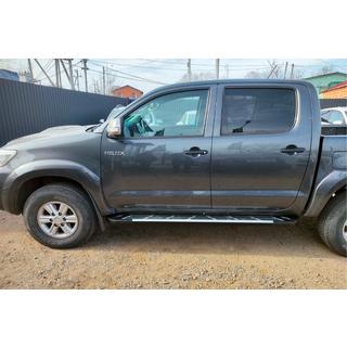 Bočné nášľapy Sunrise (2 ks, hliník) Toyota Hilux 2006–2015 fotografia 4