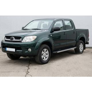 Bočné nášľapy Duru (2 ks, hliník) Toyota Hilux 2006–2015 fotografia 1