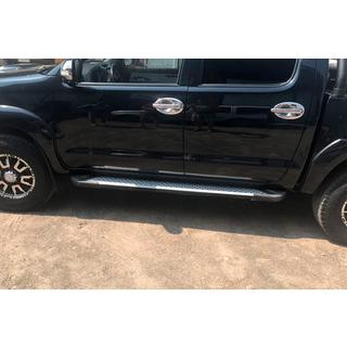 Bočné nášľapy Allmond Grey (2 ks, hliník) Toyota Hilux 2006–2015 fotografia 4