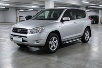Toyota Rav 4 2006–2013 Bočné prahy Sunrise (2 ks, hliník) fotografia 1