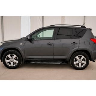 Bočné prahy Line (2 ks, hliník) Toyota Rav 4 2006–2013 fotografia 1