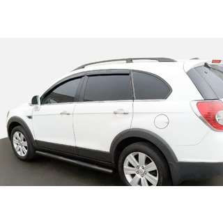 Bočné rúrky Black (2 ks, nerez) Chevrolet Captiva 2006–2019