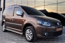 Volkswagen Caddy 2020– Bočné rúrky BB001 (2 ks, nerez) fotografia 1