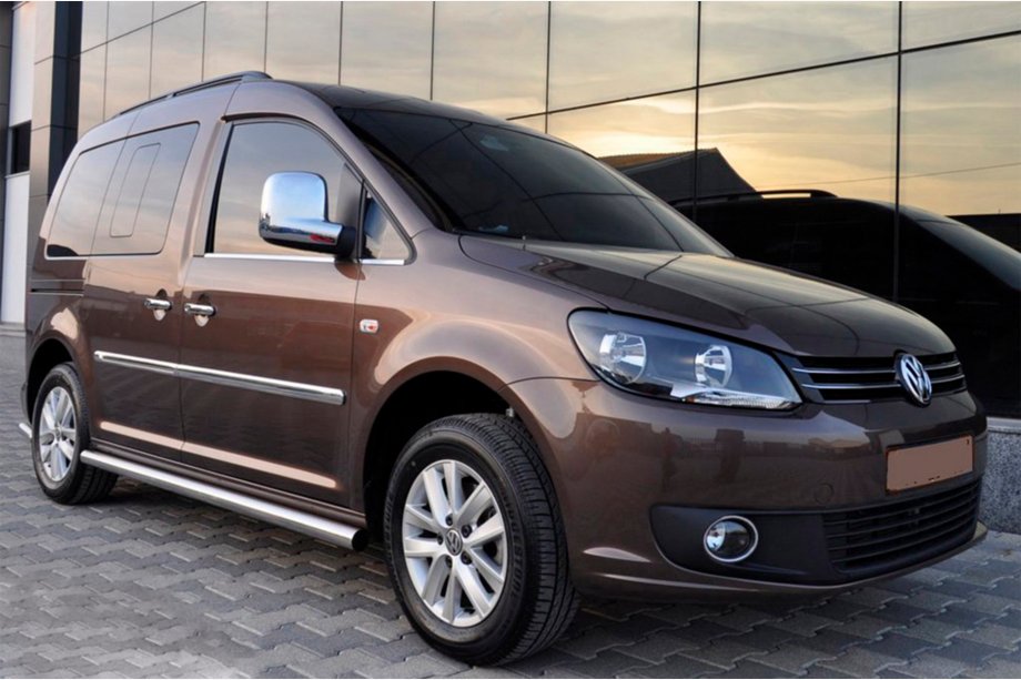 Volkswagen Caddy 2020– Bočné rúrky BB001 (2 ks, nerez) Image