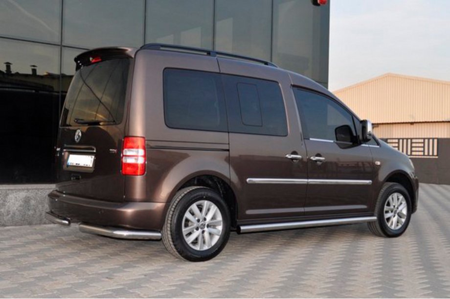 Volkswagen Caddy 2020– Bočné rúrky BB001 (2 ks, nerez) Ø60, verzia Maxi Fotografia 6