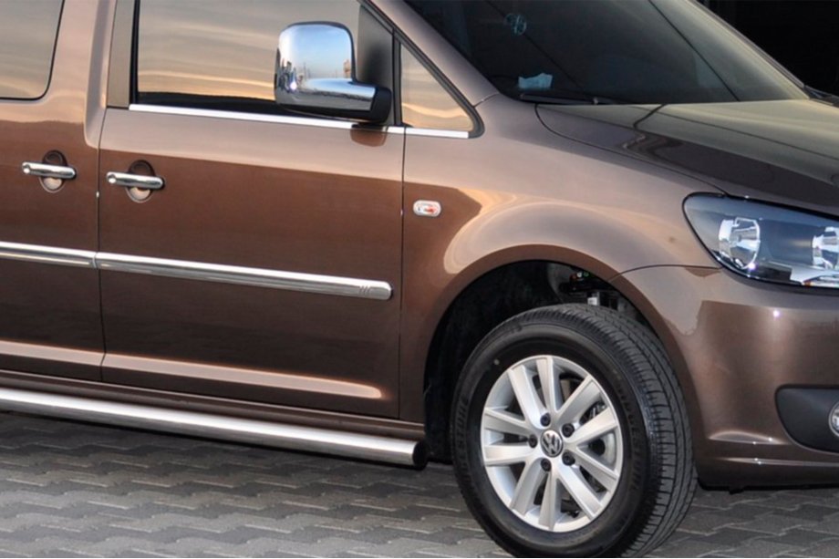 Volkswagen Caddy 2020– Bočné rúrky BB001 (2 ks, nerez) Ø60, verzia Maxi Fotografia 9