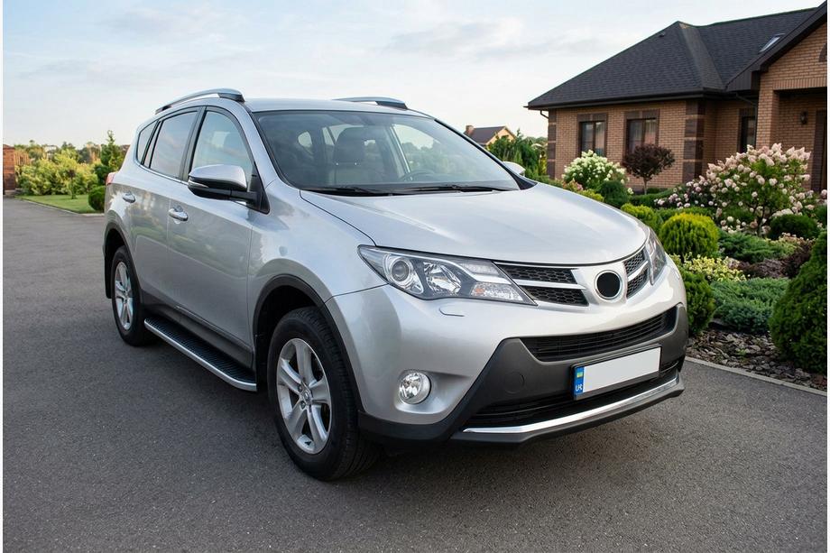 Toyota Rav 4 2013–2018 Bočné nášľapy Tayga Grey (2 ks, hliník) Image