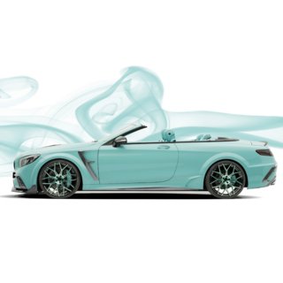 Sada bodykitu MNSR Carbon (pre S63 Cabrio 2017–2020, kovaný karbón) Mercedes S-class C217 Coupé 2014–2020 fotografia 3