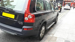 Volvo XC90 2002–2014 Bočné nášľapy Allmond Grey (2 ks, hliník) fotografia 2