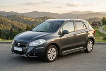 Suzuki SX4 S-Cross 2013–2016 Bočné nášľapy Allmond Black (2 ks, hliník) fotografia 1