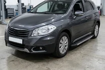 Suzuki SX4 S-Cross 2013–2016 Bočné nášľapy Duru (2 ks, hliník) fotografia 1
