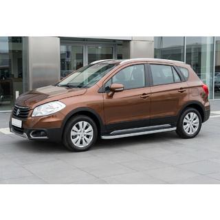 Bočné prahy Tayga Grey (2 ks, hliník) Suzuki SX4 S-Cross 2013–2016 fotografia 1