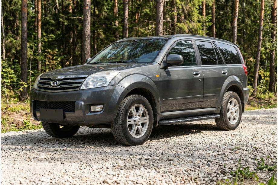 GreatWall Haval/Hover H3 2005–2013 Bočné nášľapy Bosphorus Black (2 ks, hliník) Image