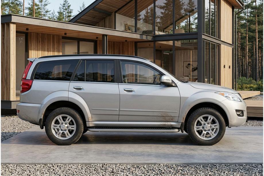 GreatWall Haval/Hover H3 2005–2013 Bočné nášľapy Tayga Grey (2 ks, hliník) Image