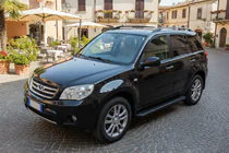 Chery Tiggo 3 2005– Bočné nášľapy Allmond Black (2 ks, hliník) fotografia 1