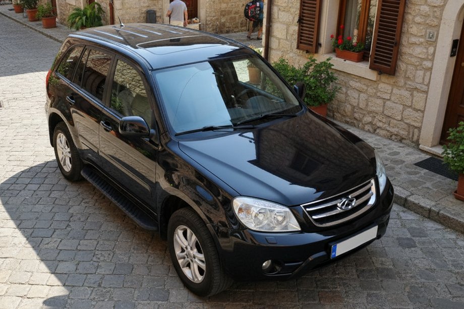 Chery Tiggo 3 2005– Bočné nášľapy Bosphorus Black (2 ks, hliník) Image