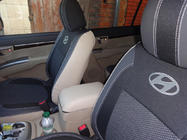 Hyundai Santa Fe 2 2006–2012 Autopoťahy (ekokoža↗látka, Premium) fotografia 7