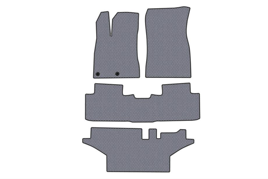Peugeot 5008 2024– Gumové rohože do interiéru Carsuit (3 rady, sivé) Image