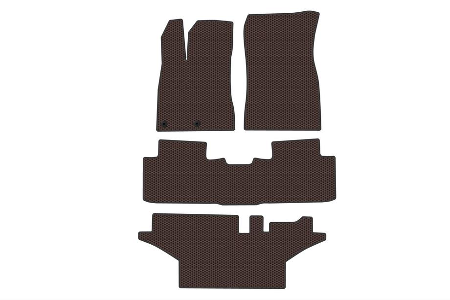 Peugeot 5008 2024– Gumené rohože do interiéru Carsuit (3 rady, hnedé) Image