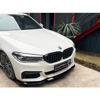 Lip spoiler predného nárazníka Lip EuroCap (pre M-Sport 2017-2020, čierny lesk) BMW 5. rad G30/G31 2017–2023 fotografia 1