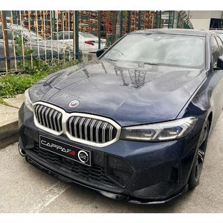 Lip predného nárazníka EuroCap V1 (pre M-Performance 2022-, lesklá čierna) BMW 3. rad G20/G21 2018– fotografia 1