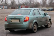 Chevrolet Lacetti 2003–2024 Zadný ochranný rám AK002 Black (42 mm, nerez) fotografia 3