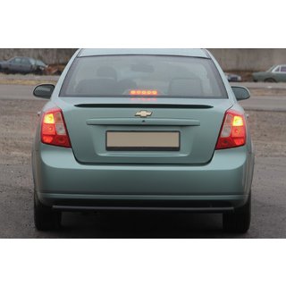 Zadný ochranný rám AK002 Black (42 mm, nerez) Chevrolet Lacetti 2003–2024 fotografia 2