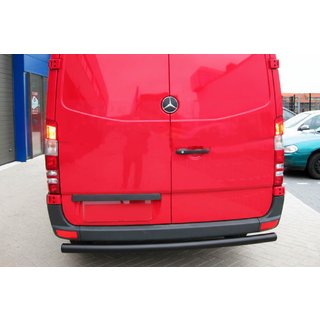 Zadný ochranný oblúk AK002 Black (nerez) Mercedes Sprinter W906 2006–2018 fotografia 2