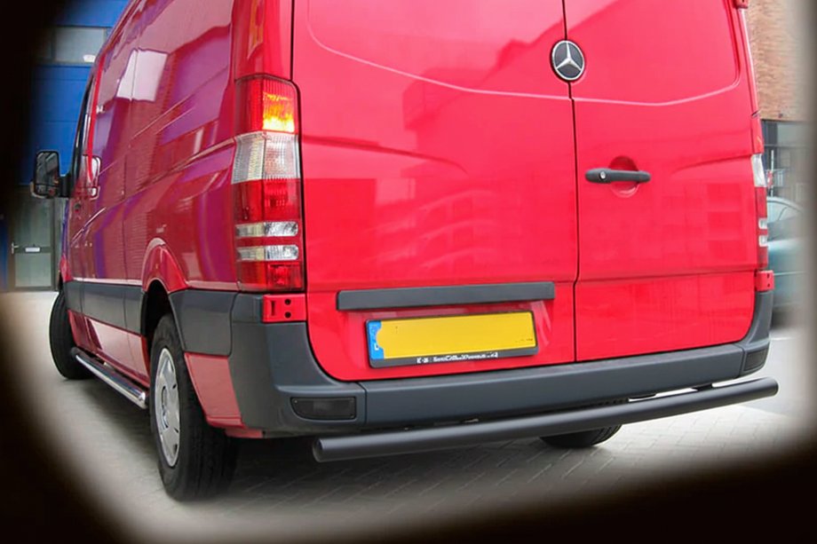 Mercedes Sprinter W906 2006–2018 Zadný ochranný oblúk AK002 Black (nerez) Image
