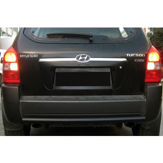 Zadný ochranný oblúk AK002 Black (nerez) Hyundai Tucson JM 2004– fotografia 1