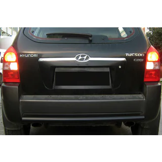 Zadný ochranný oblúk AK002 Black (nerez) Hyundai Tucson JM 2004– fotografia 1