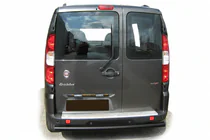 Fiat Doblo I 2001–2005 Zadný ochranný rám AK002 Black (nerez) fotografia 1
