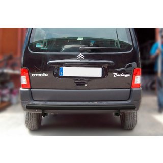 Zadný ochranný rám Black (nerez) Citroen Berlingo 1996–2008 fotografia 1