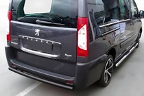 Citroen Jumpy 2007–2017 Zadný oblúk Black (nehrdzavejúca oceľ) fotografia 1