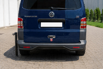 Volkswagen T5 Caravelle 2004–2010 Zadný oblúk Wave AK006 Black (nehrdzavejúca oceľ) fotografia 2