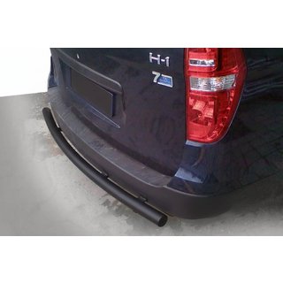 Zadný ochranný oblúk AK002 Black (nerez) Hyundai H300, H1, Starex 2008–2020