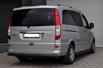 Mercedes Viano 2004–2014 Zadný ochranný oblúk AK002 Black (nerez) fotografia 6