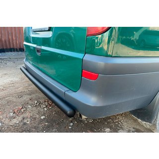 Zadný ochranný oblúk AK002 Black (nerez) Mercedes Viano 2004–2014 fotografia 1