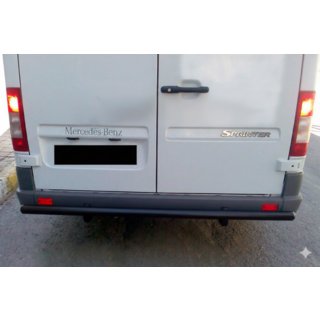 Zadný ochranný oblúk AK002 Black (nerez) Mercedes Sprinter W901/902/903/904/905 1995–2006