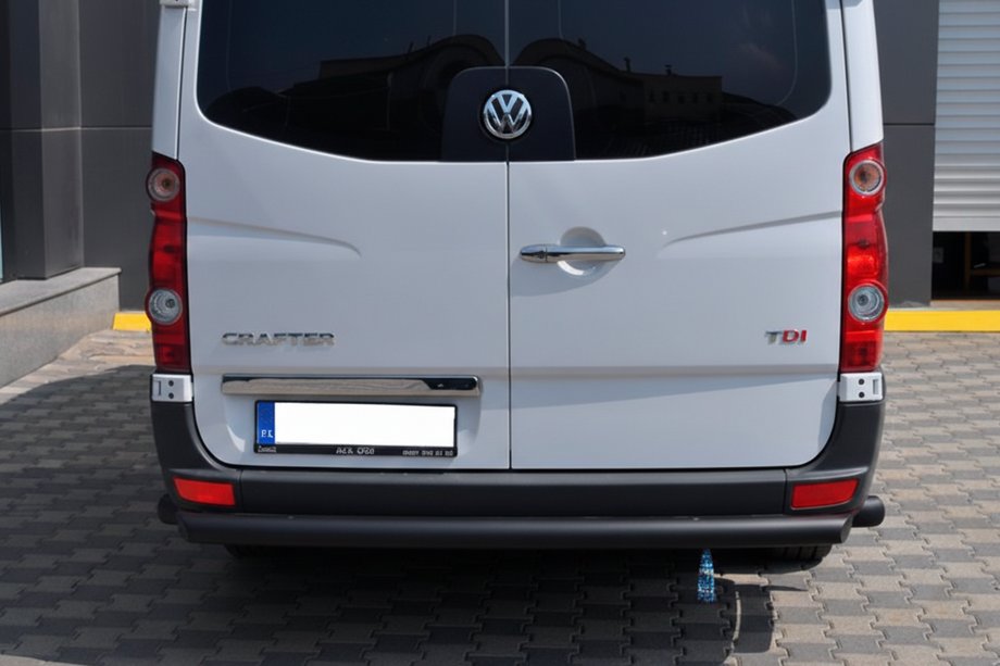 Volkswagen Crafter 2006–2016 Zadný ochranný oblúk AK002 Black (nerez) Image