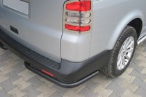 Volkswagen T5 Transporter 2003–2010 Zadné rohové chrániče AK003 Black (2 ks, nerez) fotografia 6
