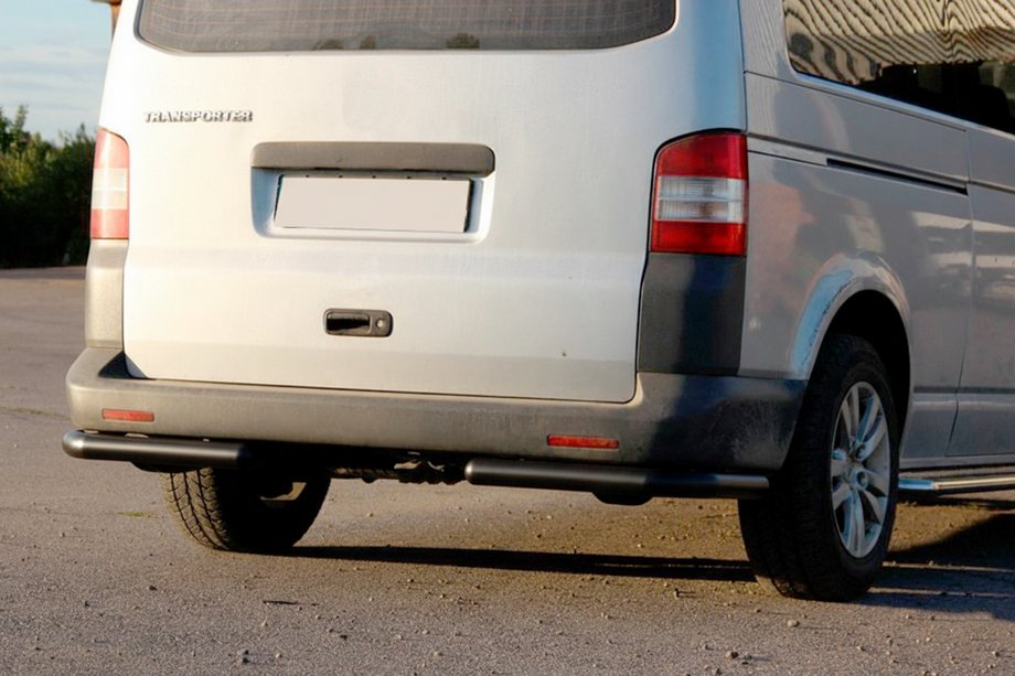Volkswagen T5 2010–2015 Zadné rohové diely AK003 Black (2 ks, nehrdzavejúca oceľ) Fotografia 9