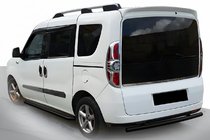 Opel Combo 2012–2018 Zadný oblúk Black (nehrdzavejúca oceľ) fotografia 1