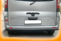 Opel Vivaro 2001–2015 Zadný ochranný rám AK002 Black (nerez) fotografia 4