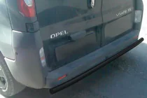 Opel Vivaro 2001–2015 Zadný ochranný rám AK002 Black (nerez) fotografia 3