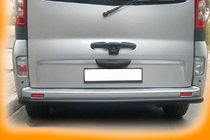 Renault Trafic 2001–2015 Zadný ochranný rám AK002 Black (nerez) fotografia 4