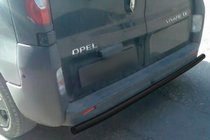 Renault Trafic 2001–2015 Zadný ochranný rám AK002 Black (nerez) fotografia 3