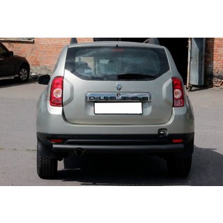 Zadná rovná ochranná tyč Black (nerez) Renault Duster 2008–2017 fotografia 3